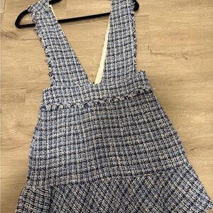 Stylish Blue and White Zara Dress